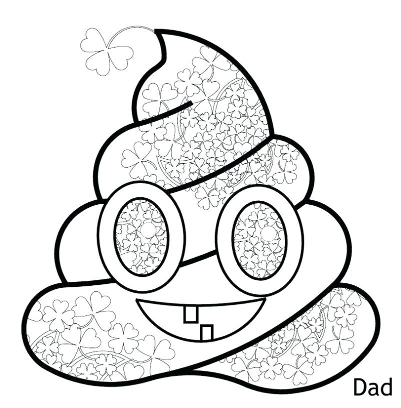 802x815 Printable Emoji Coloring Pages