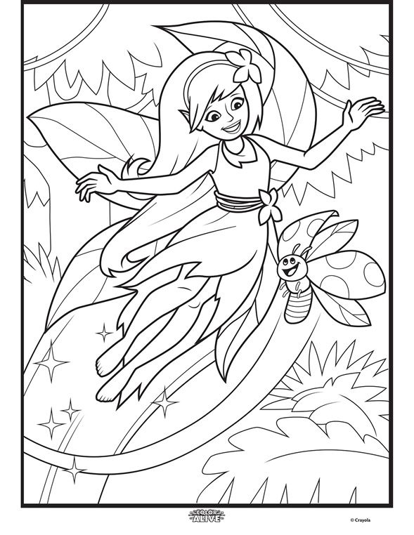 589x762 Bring This Character To Life Off Page With Color Alive