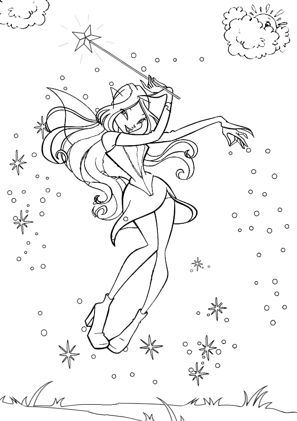 600x850 Fairies Coloring Pages To Print Free