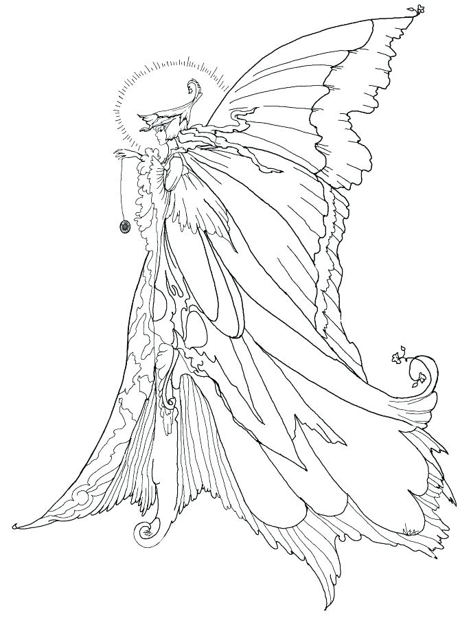 670x900 Fairy Coloring Pages For Adults Adult Fairy Coloring Pages Adult