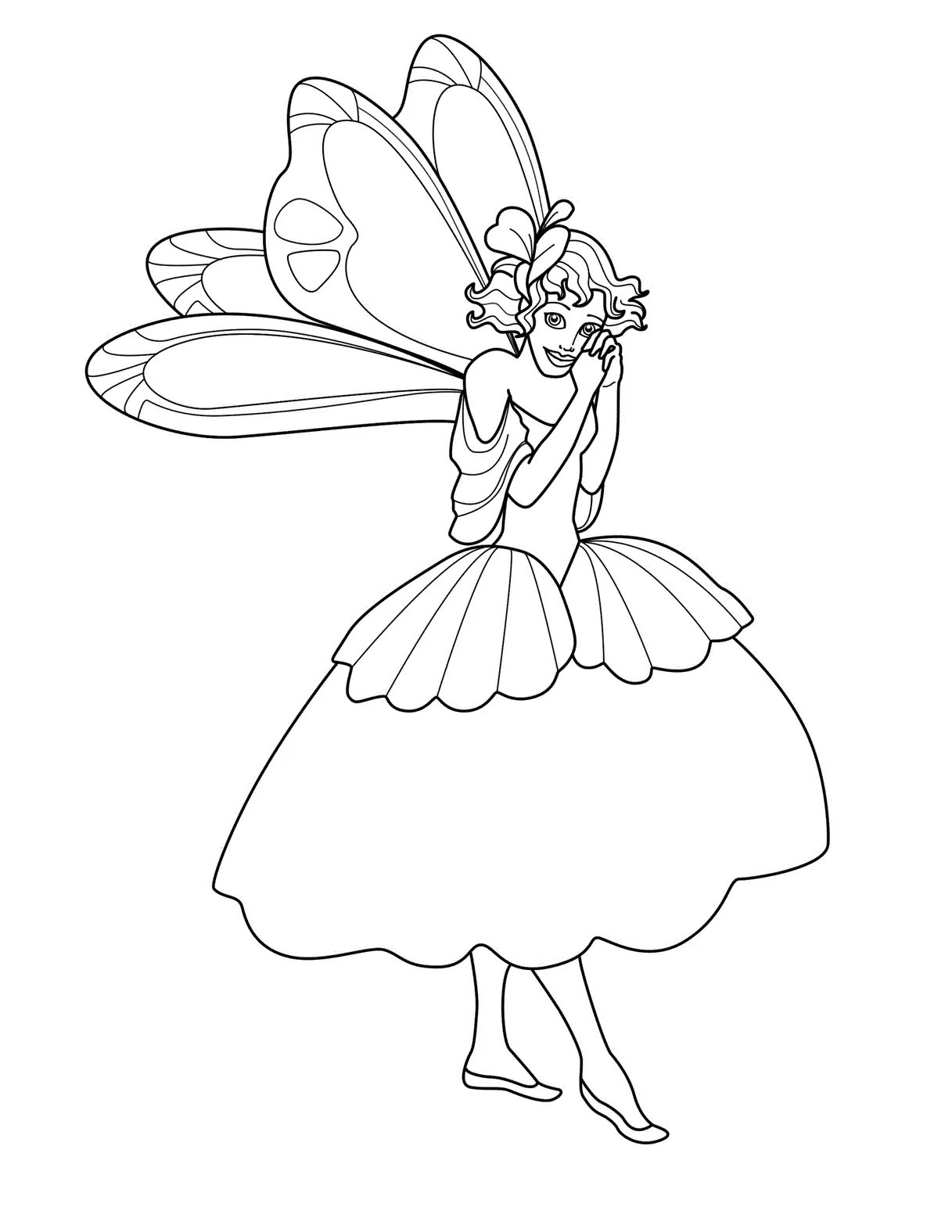 1217x1575 Free Fairy Coloring Pages For Kids In Adults Acpra
