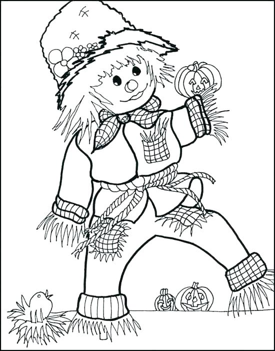 550x701 Fall Coloring Pages For Adults