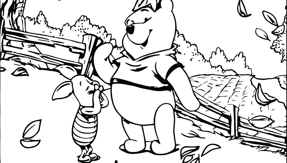 960x544 Autumn Coloring Pages Free