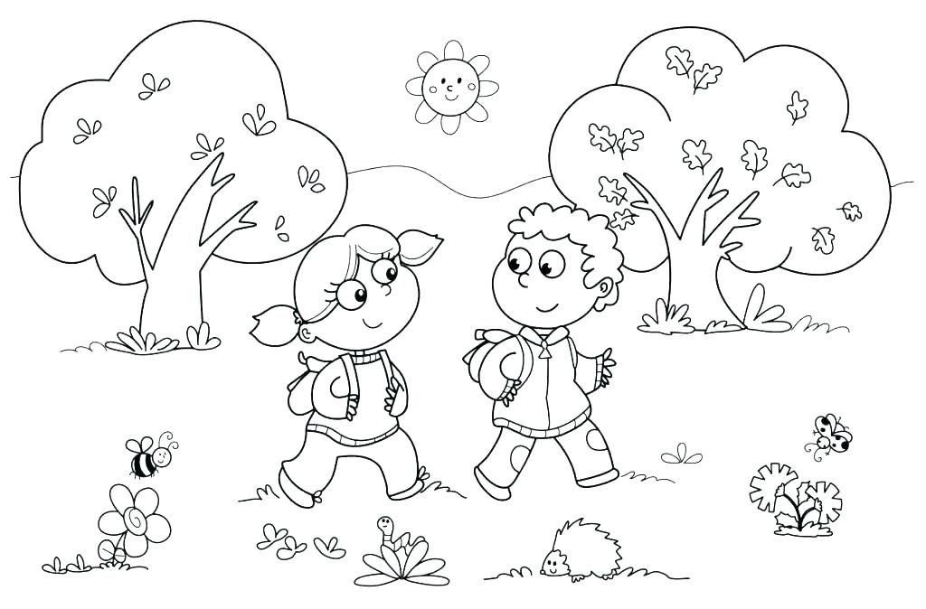 1024x674 Fall Coloring Sheets For Preschoolers