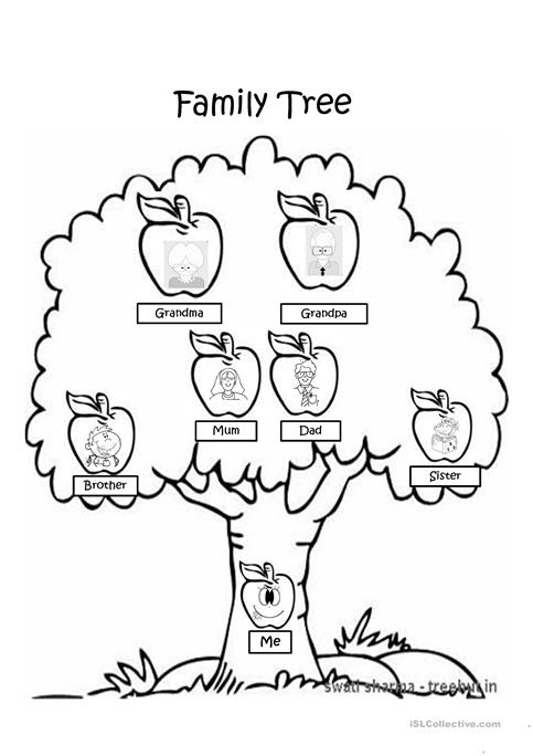 483x684 Family Tree Coloring Page Worksheet