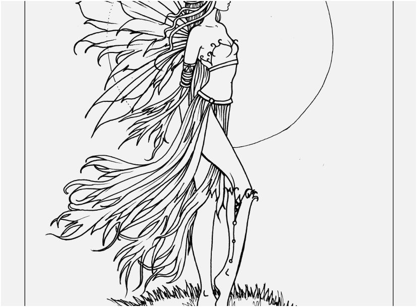 827x609 Fantasy Coloring Pages Photo Fearless Fairy Free Coloring Page