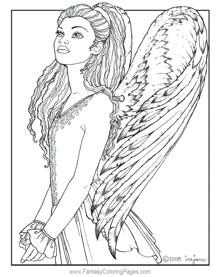 728x910 Free Angel Coloring Pages Angels Coloring Pages Print Angels