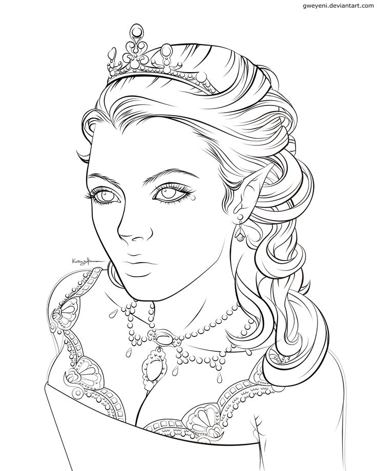 736x920 Elf Coloring Pages For Adults