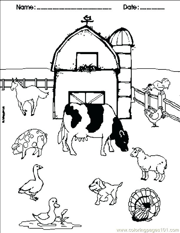 612x792 Farm Coloring Pages Free Printable Coloring Pages Farm Farm