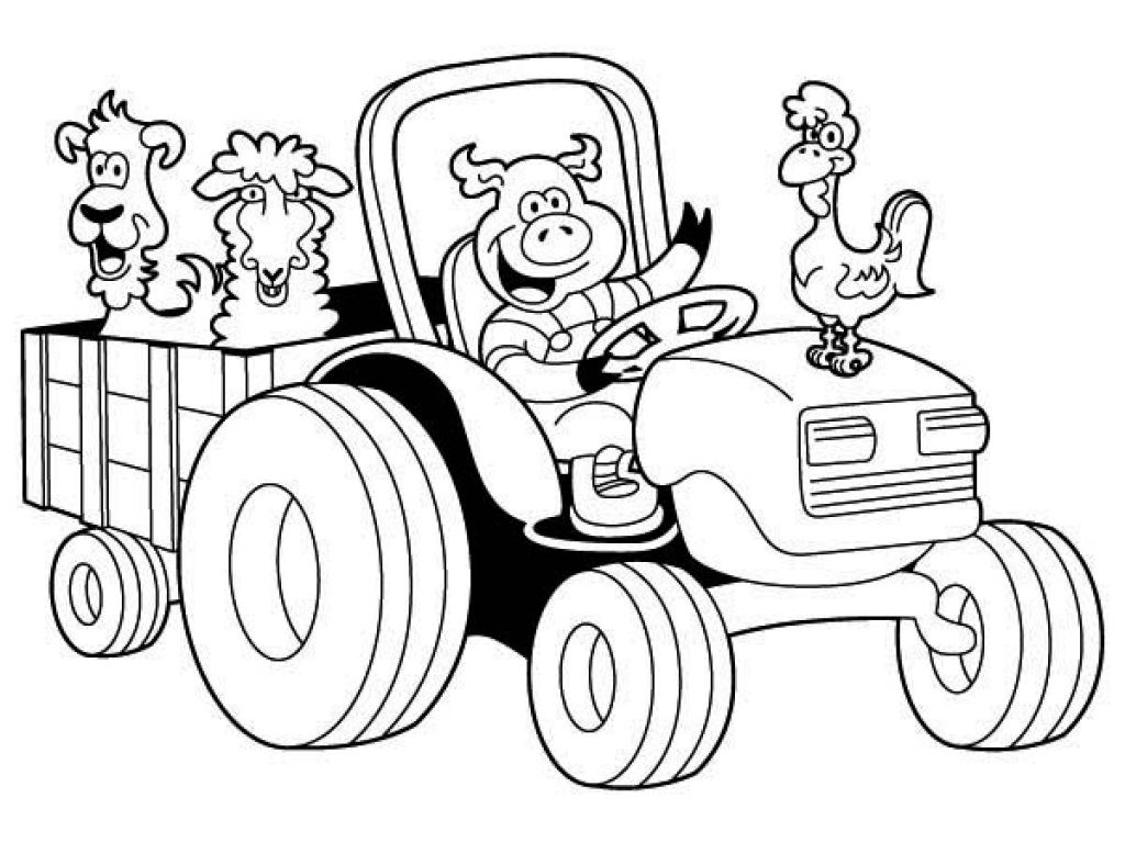 1024x768 Free Farm Animal Coloring Pages Brilliant Acpra