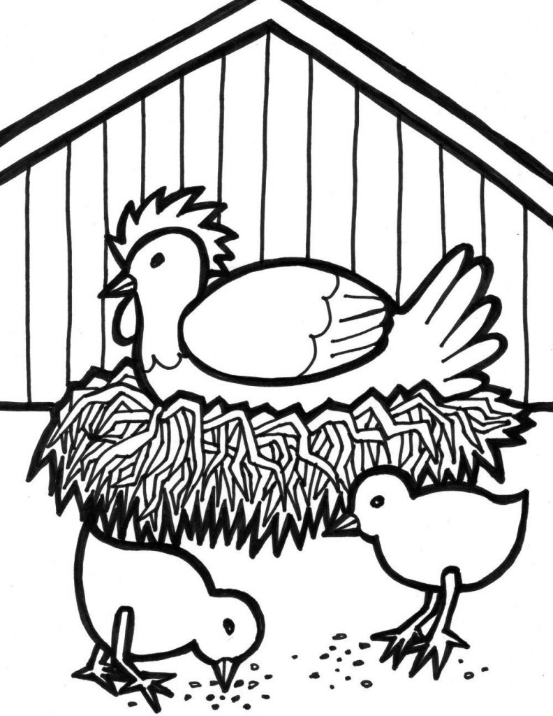 792x1024 Preschool Printable Farm Coloring Pages Colouring Sheets Free