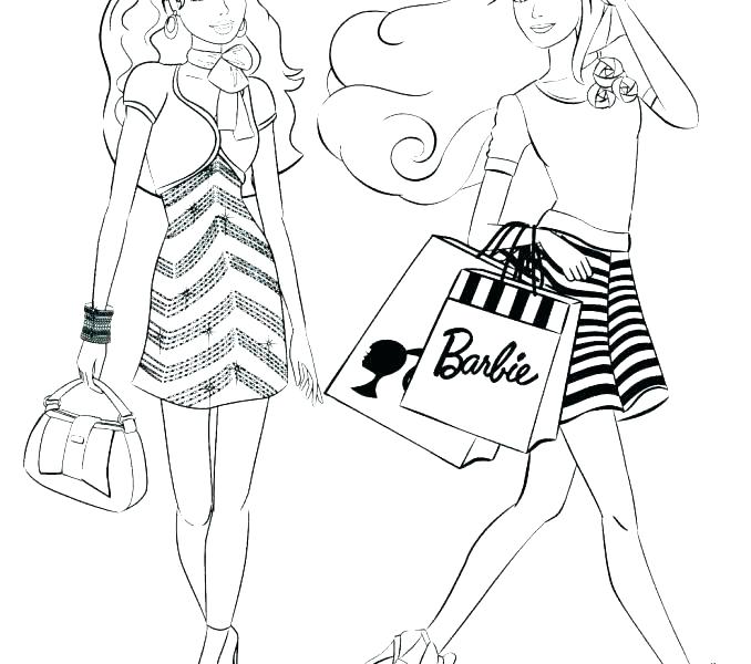 678x600 Fashion Coloring Pages Old Printable Barbie Fashion Coloring Pages