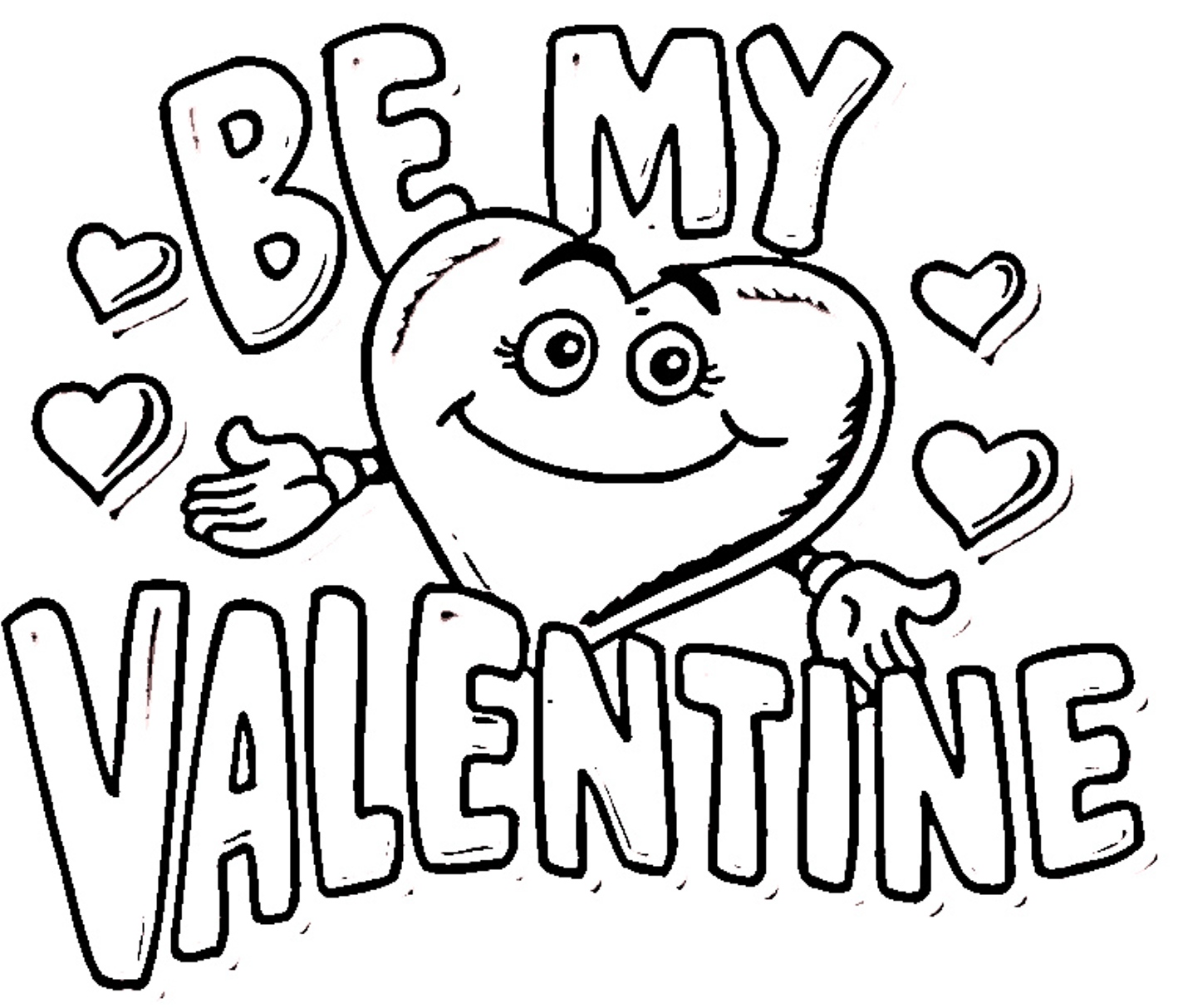 1418x1213 Valentines Day Coloring Pages Love Valentine Pictures To Color