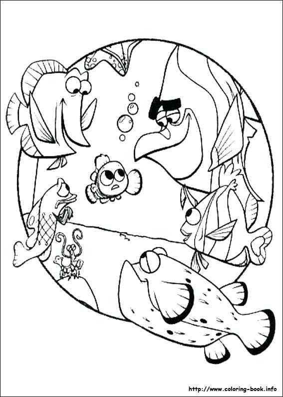 567x794 Finding Nemo Coloring Pages Awesome Coloring Pages For Finding