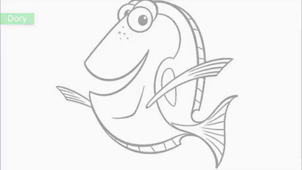 1280x720 Finding Nemo Dory Coloring Pages Many Interesting Cliparts