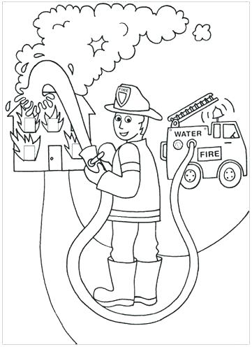 361x496 Free Fire Prevention Coloring Books Also Free Fire Safety Coloring
