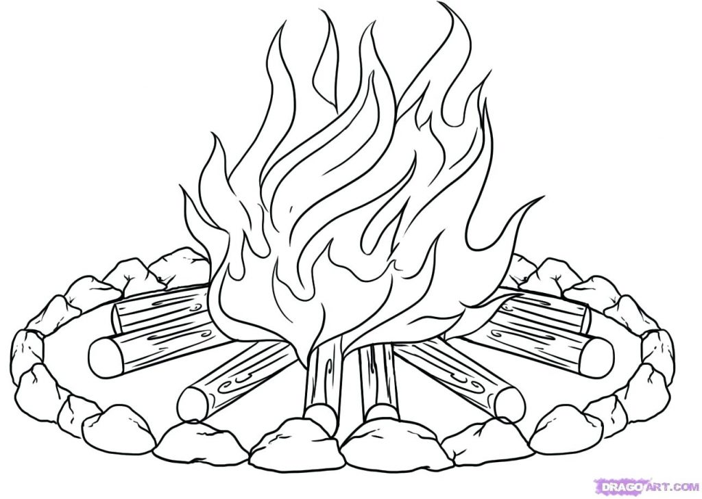 1024x729 Coloring Pages Fire Coloring Pages Preschool Fire Coloring Pages