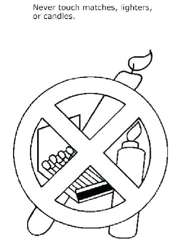 370x480 Fire Safety Coloring Pages