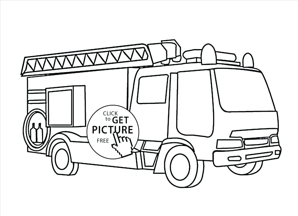 1024x744 Fire Truck Coloring Page Fire Truck Coloring Pages Print Color