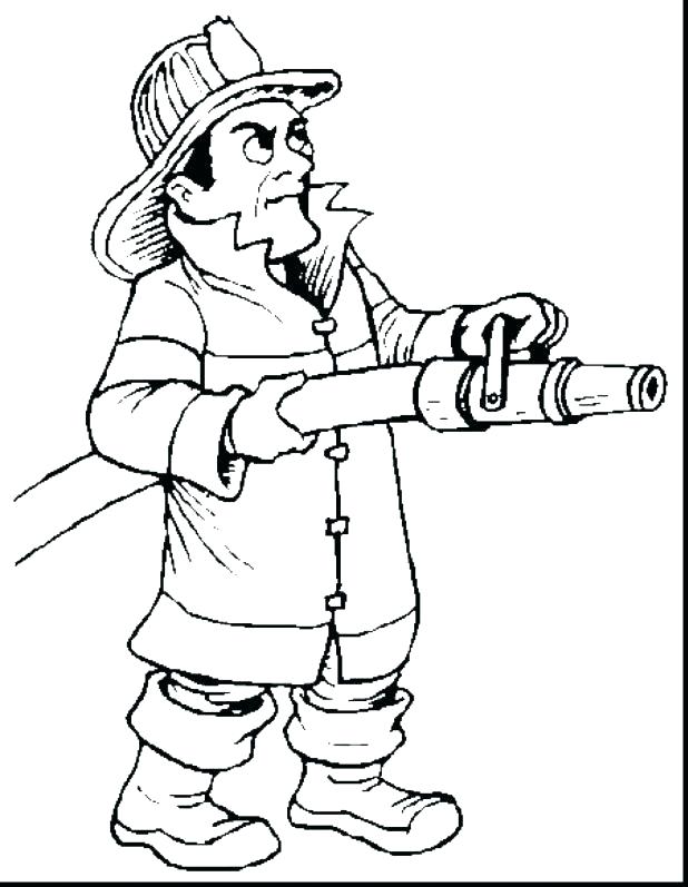 618x797 Fireman Coloring Page Fire Fighter Coloring Pages Coloring Page