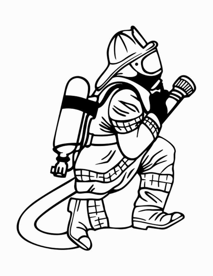 720x931 Fireman Coloring Pages Coloring Pages Firemen
