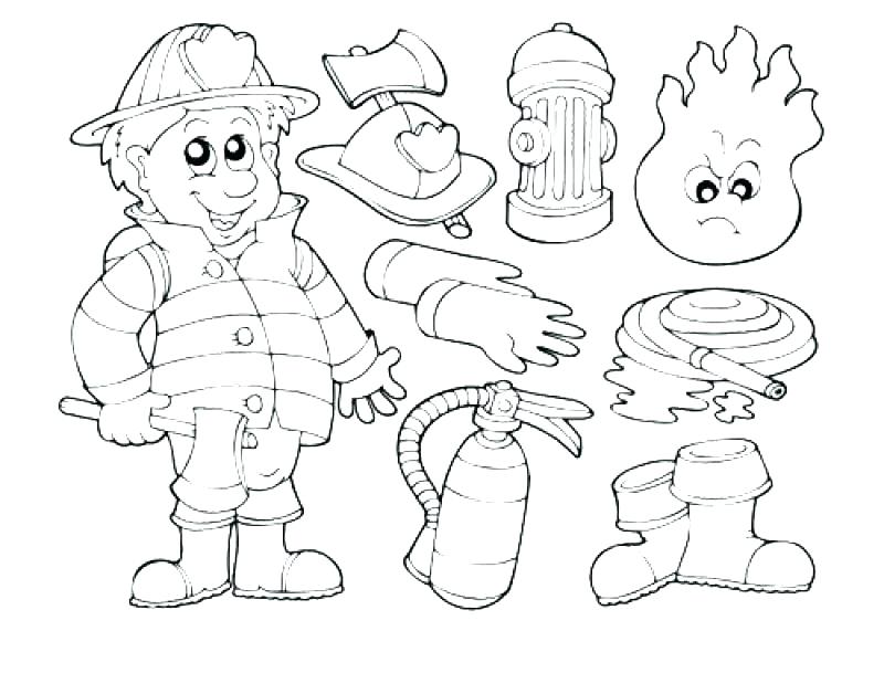 800x609 Fireman Coloring Pages Fire Fighter Coloring Page Coloring Page