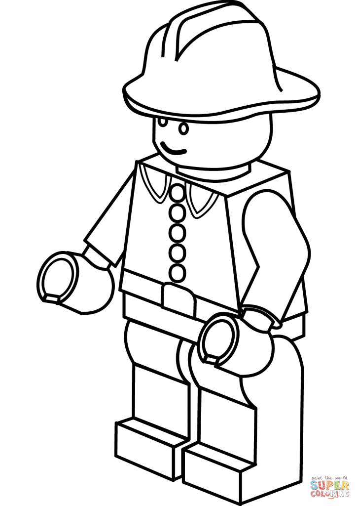 724x1024 Fireman Coloring Pages With Firefighter Minion Or Free Adult Hat