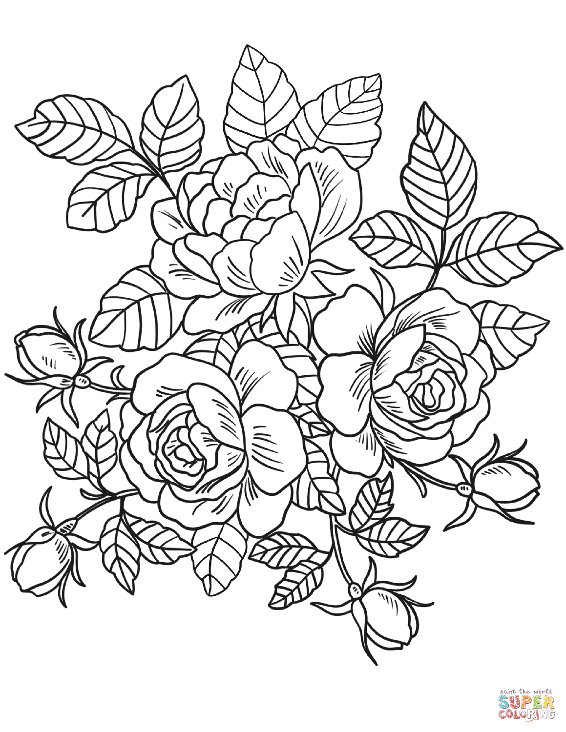 1159x1500 Flower Outline Coloring Pages Flowers Coloring Pages Free Coloring