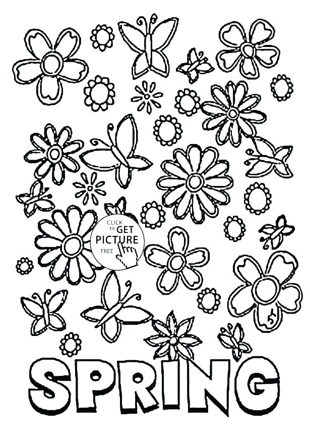 615x859 Flower Coloring Pages Free Flower Coloring Pages Free Download