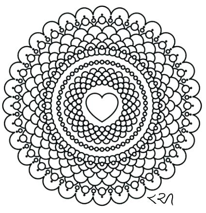 425x438 Flower Mandala Coloring Pages Free Mandala Coloring Pages Also