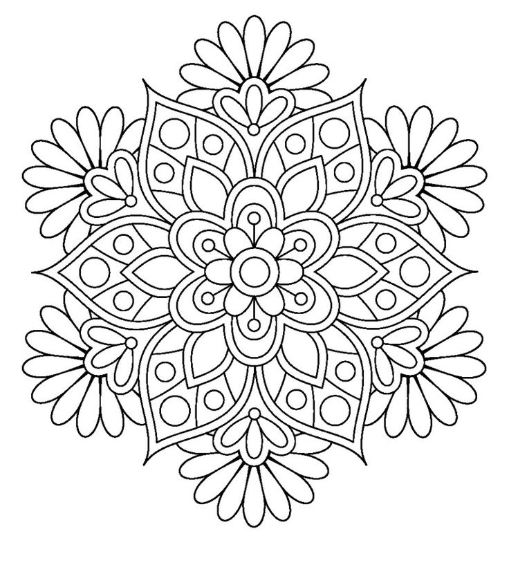 736x817 Flower Mandala Coloring Pages Unique Mandala Coloring Pages