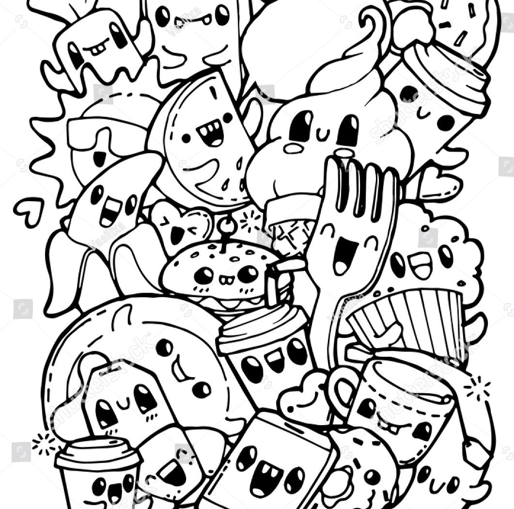 1061x1050 Bestanksgiving Food Coloring Pages Cut And Paste Of Worksheet