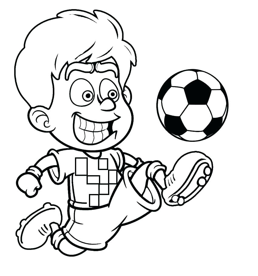 850x909 Soccer Player Coloring Pages Ball Coloring Pages Sports Balls