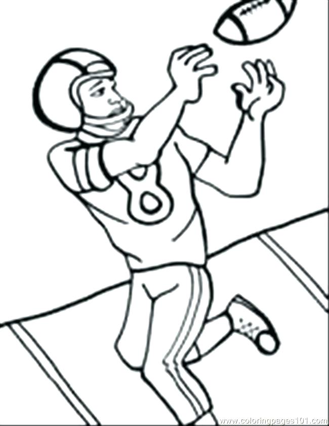 650x841 Football Coloring Pages Free Grandmaman Site