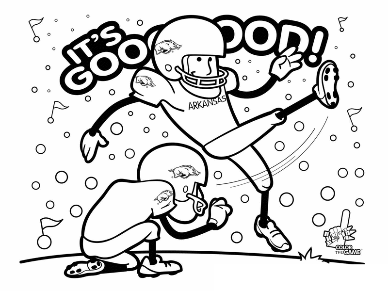 800x600 Football Coloring Pages For Kids