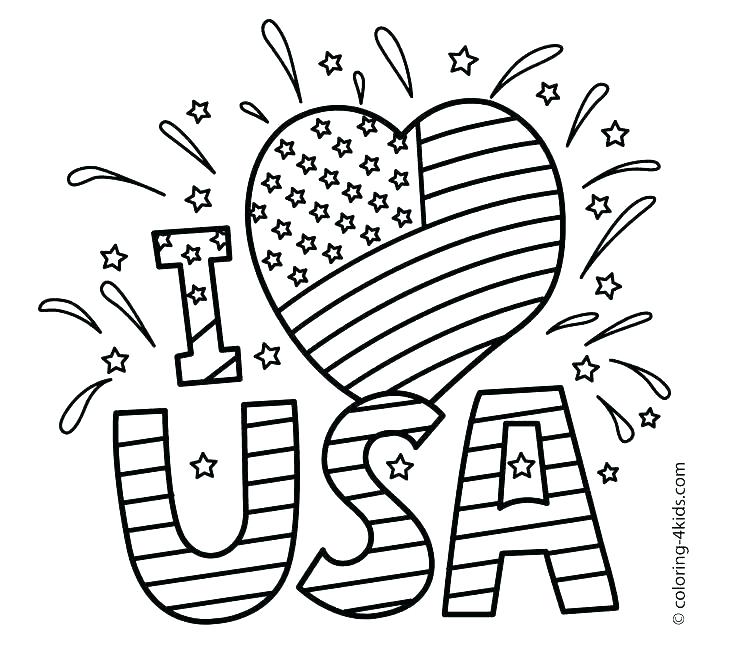 736x661 Forth July Coloring Pages Fourth Coloring Pages Great