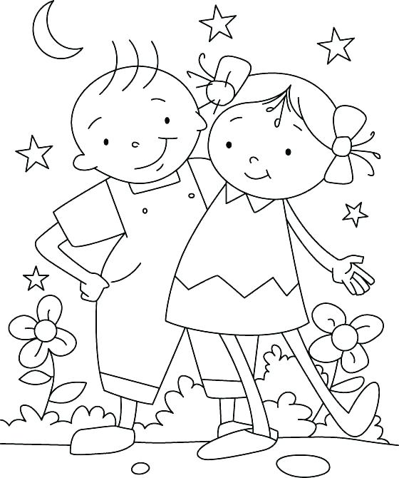 560x670 Friends Coloring Pages Friends Coloring Pages Friendship Coloring