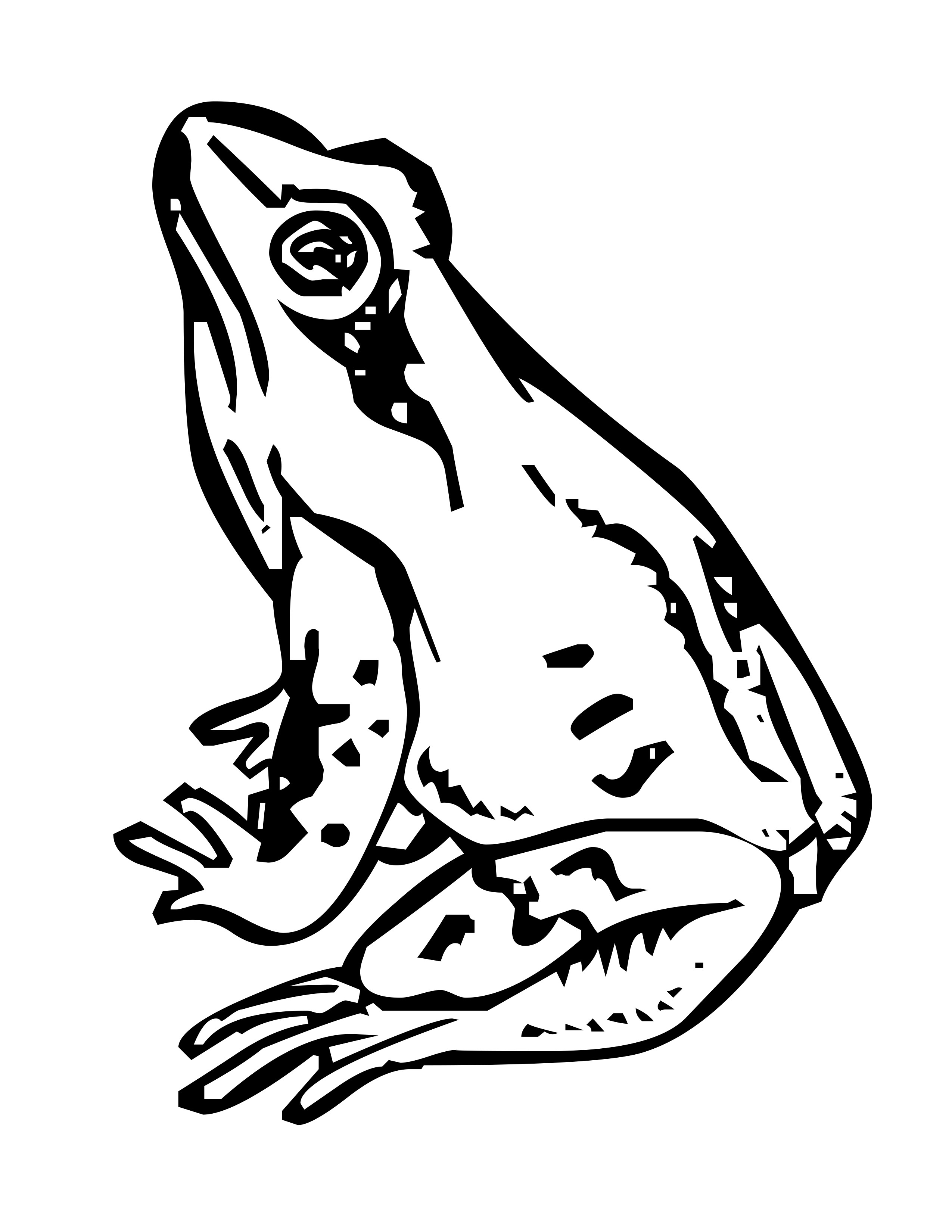 2550x3300 Free Frog Coloring Pages
