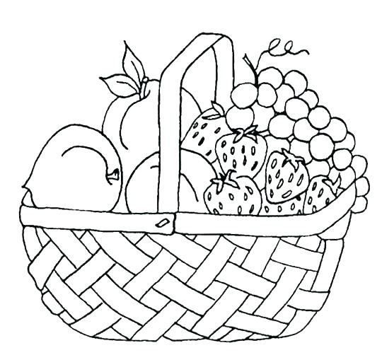 540x502 Printable Fruit Coloring Pages