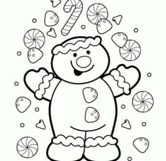 340x330 Free Fun Christmas Coloring Pages Halloween Holidays Wizard