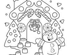 220x180 Fun Christmas Coloring Pages