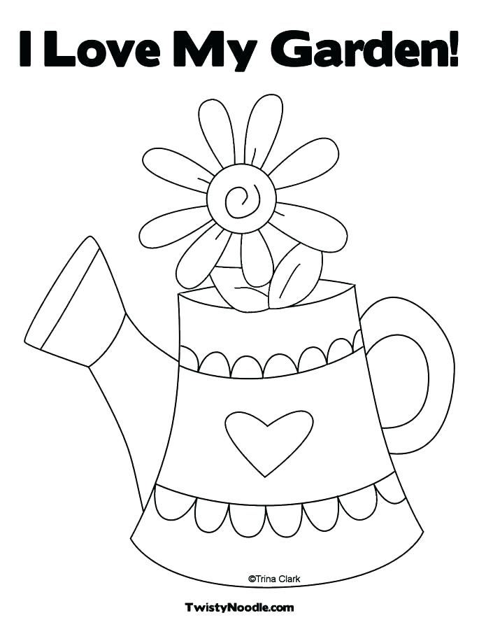 685x886 Flower Garden Coloring Page Flower Garden Coloring Page Garden