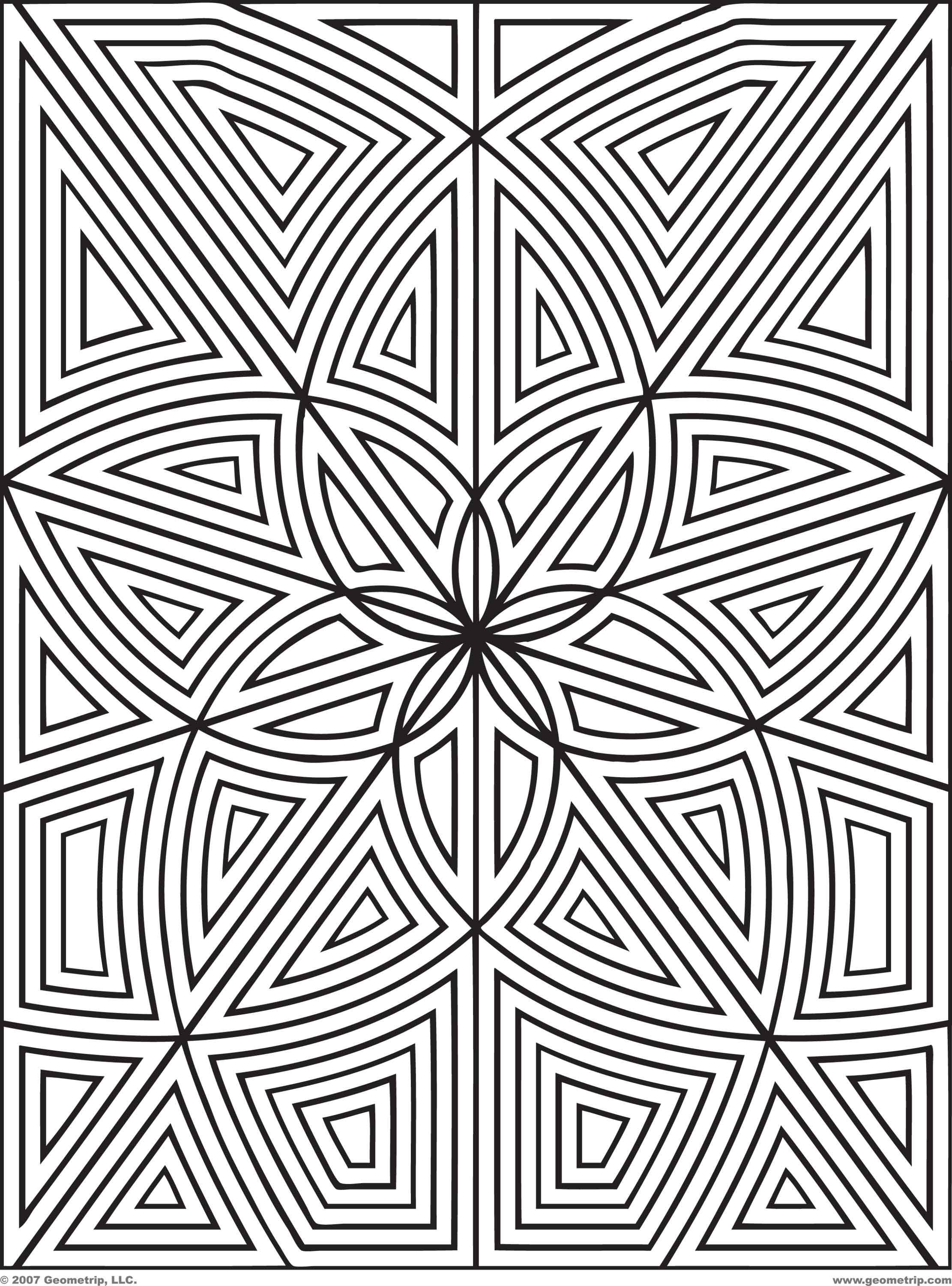 2222x3000 Designs To Print And Color Geometrip Free Geometric Coloring Cool