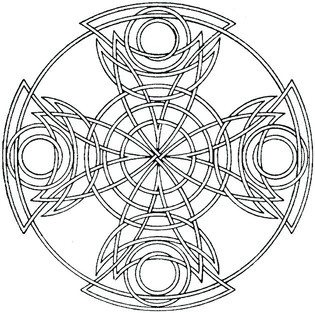 630x627 Free Geometric Coloring Pages For A Printable Adults Pdf