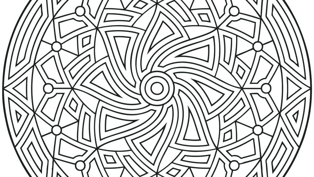 1024x576 Geometry Coloring Pages Pdf New Geometric Page Printable Sacred