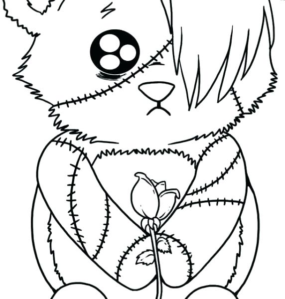 572x600 Goth Coloring Pages Coloring Gothic Coloring Pages To Print