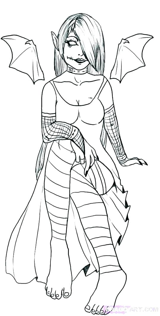 539x1063 Goth Coloring Pages