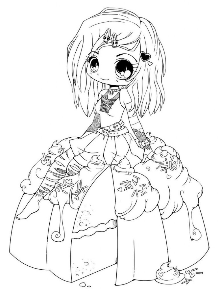 762x1024 Chibi Coloring Pages To Download And Print For Free