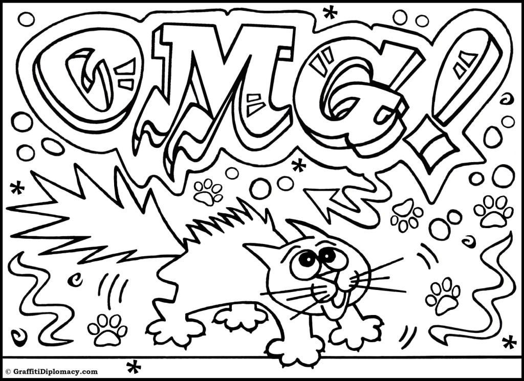 1024x745 Graffiti Coloring Pages Fresh Gallery Free Graffiti Coloring Pages