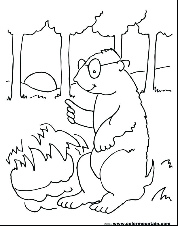 618x787 Groundhog Coloring Pages Groundhog Day Colouring Page Happy